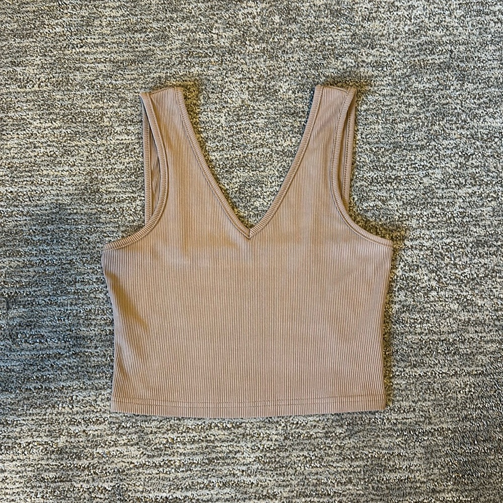 NO BRAND Tan Tank Top
